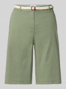 Bermuda met riem en Franse steekzakken