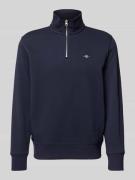 Sweatshirt met opstaande kraag