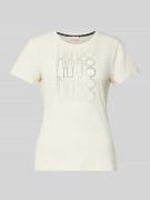 T-shirt met strass-steentjes