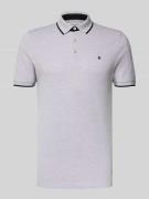Regular fit poloshirt met labelstitching, model 'PAULOS'