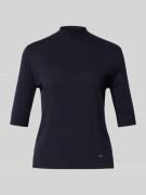 Gebreid shirt met opstaande kraag