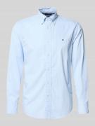 Regular fit vrijetijdsoverhemd van puur katoen