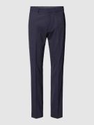 Slim fit pantalon met persplooien, model 'OULTIMATE'
