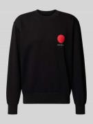 Sweatshirt met motiefprint, model 'JAPANESE SUN'