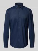 Slim fit overhemd met enkele knoopsluiting, model 'HANK'