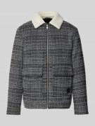 Regular fit jack met wol