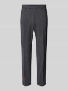Slim fit pantalon van scheerwolmix, model 'H-GIO-MM-C-NF'