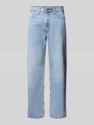 Straight fit jeans met logopatch, model '565 Loose'
