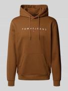 Regular fit hoodie van katoenmix