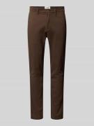 Regular fit chino met stretch, model 'MARCO'