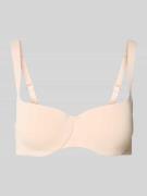 Gewatteerde beugelbeha met balconette-decolleté