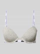 Beha met spaghettibandjes met label, model 'Demi'