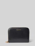 Portemonnee met logoprint, model 'Flap'
