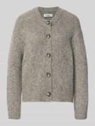 Relaxed fit gebreid jack van scheerwolmix