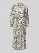 Jurk in A-lijn van viscosemix