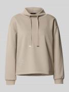 Sweatshirt met opstaande kraag
