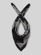 Sjaal met labelprint, model 'Adilly'