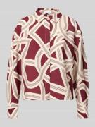 Regular fit blouse met manchetten, model 'Famena'