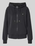 Sweatjack met labeldetail, model 'OLYMPE'