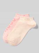 Sneakersokken met logoprint in een set van 2 paar