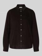 Regular fit overhemdblouse van een mix van katoen en lyocell