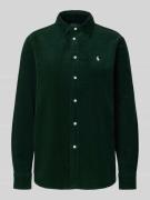 Regular fit overhemdblouse in ribcordlook, model 'Sport'