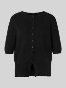 Gebreid jack van viscosemix met 3/4-mouwen, model 'Tinala'