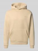 Hoodie met labelprint