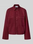 Overhemdblouse met knoopsluiting