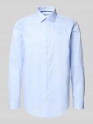 Regular fit zakelijk overhemd met kentkraag