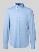 Slim fit zakelijk overhemd met kentkraag