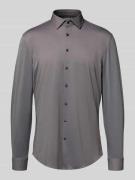 Slim fit zakelijk overhemd met kentkraag