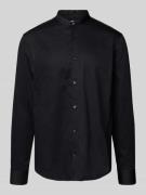 Relaxed fit zakelijk overhemd met opstaande kraag