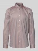 Slim fit zakelijk overhemd met kentkraag