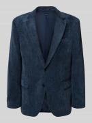 Regular fit colbert met reverskraag en klepzakken