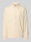 Regular fit sweatjack van katoenmix