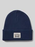 Muts met logopatch, model 'Beanie'