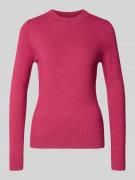 Gebreide pullover van viscosemix met ronde hals