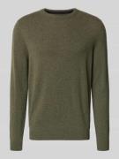 Regular fit kasjmier pullover met ronde hals