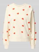 Sweatshirt met ribboorden, model 'KASURA'