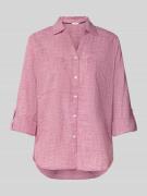 Regular fit overhemdblouse van puur katoen