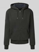 Sweatjack met capuchon en kangoeroezak