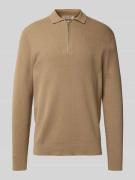 Regular fit gebreide pullover van katoenmix, model 'PHIL'