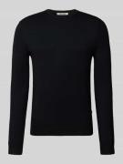 Regular fit gebreide pullover van viscosemix, model 'WYLER'