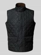 Regular fit bodywarmer met drukknopen, model 'LOWERDALE GILET'