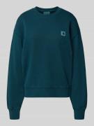 Oversized sweatshirt met ribboorden, model 'NELSON'