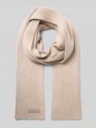 Sjaal met kasjmier en labelpatch