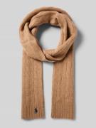 Sjaal met labelstitching