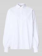 Regular fit overhemdblouse van puur katoen