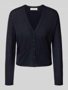 Regular fit gebreid jack van scheerwolmix